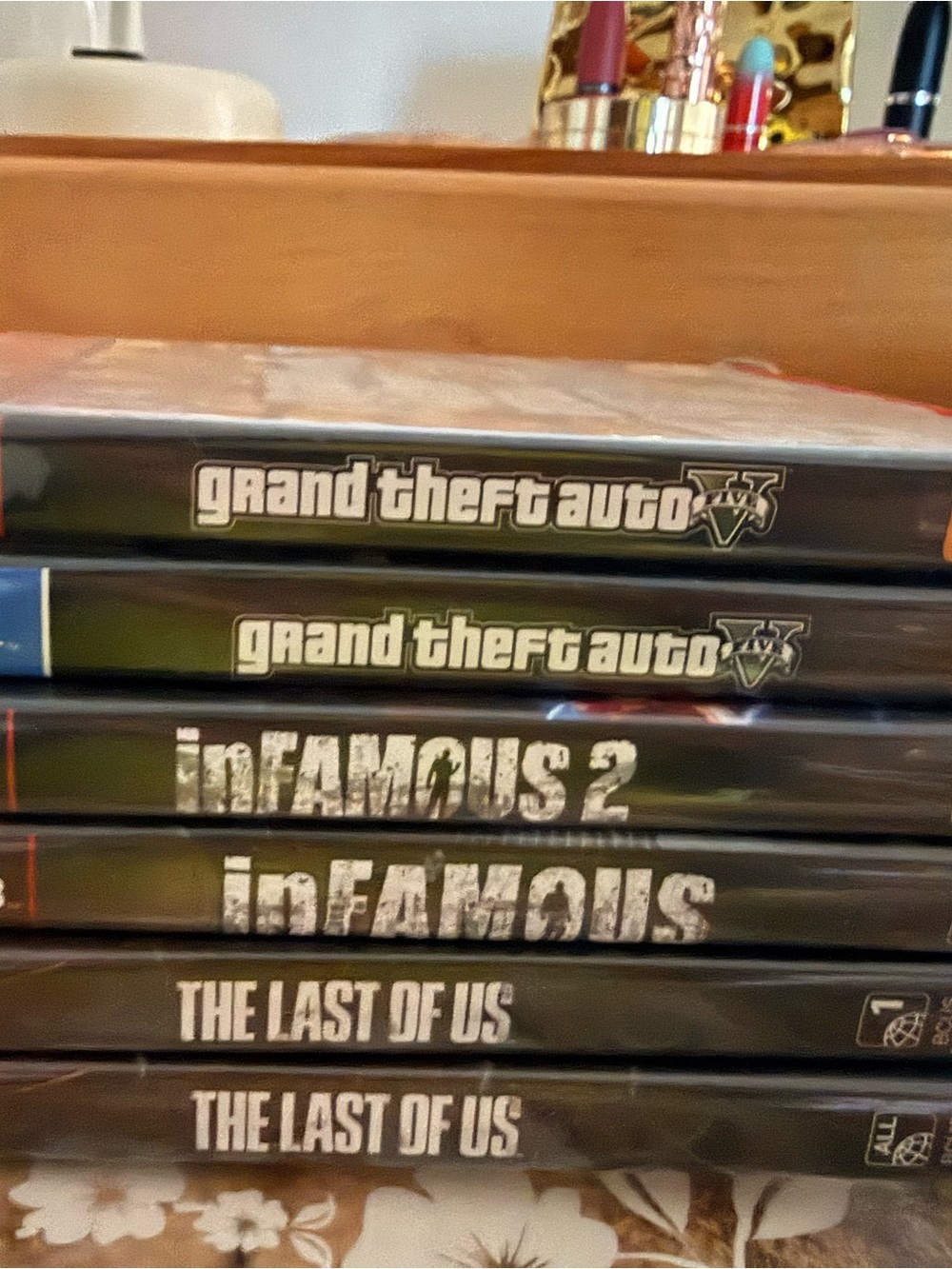 Sony Black Video Game Bundle - Grand Theft Auto V, inFAMOUS, The Last of Us